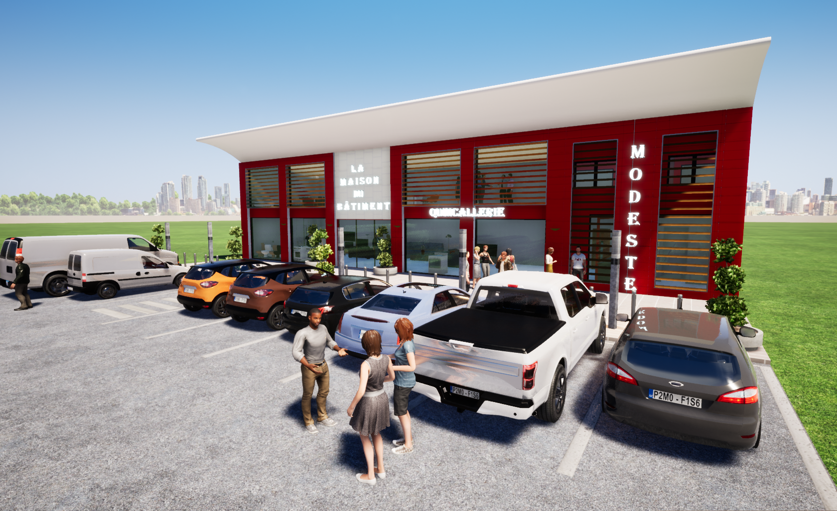 PROJET QUINCALLERIE - MODESTE ROUTE BASSAM