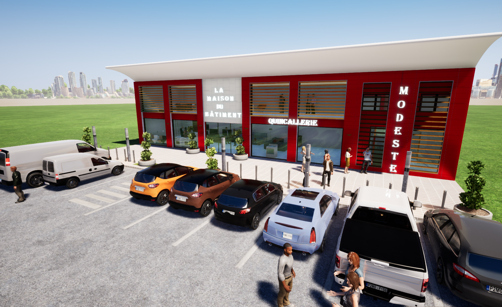 PROJET QUINCALLERIE - MODESTE ROUTE BASSAM