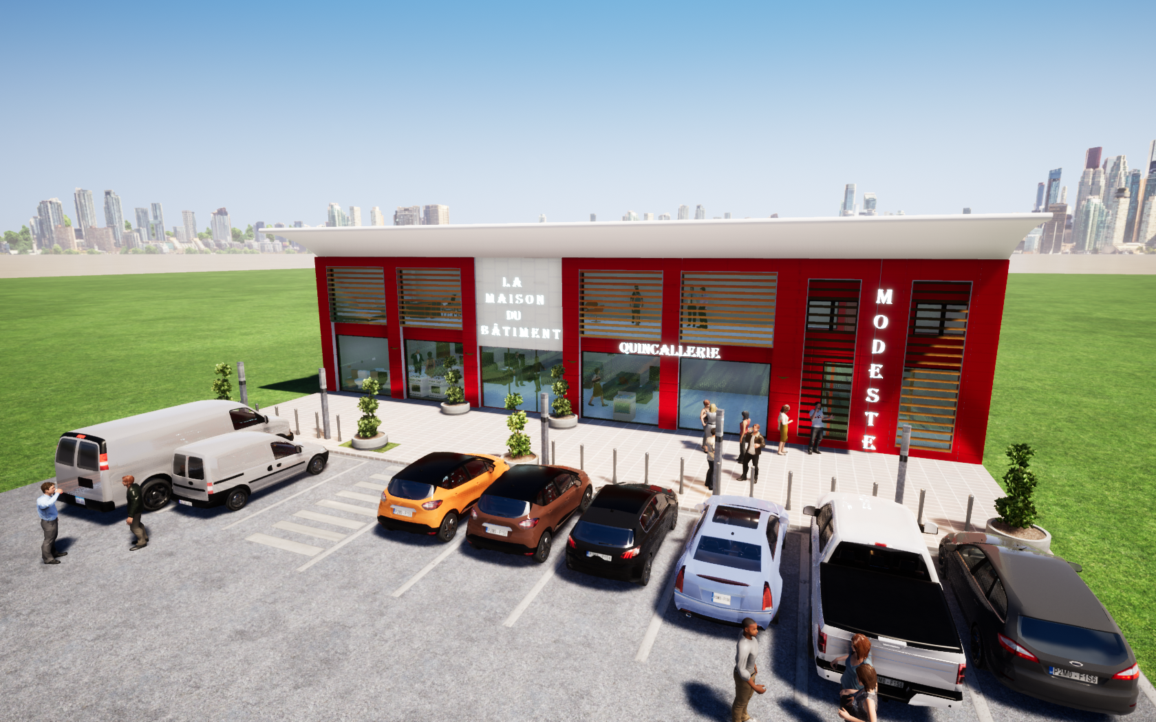 PROJET QUINCALLERIE - MODESTE ROUTE BASSAM